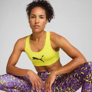 Detailed information about the product 4KEEPS CLOUDSPUN Bra in Lemon Sherbert, Size Small, Polyester/Elastane by PUMA