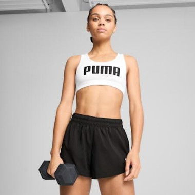 4KEEPS CLOUDSPUN Bra in White/Black Puma, Size Small, Polyester/Elastane