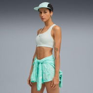 Detailed information about the product 4KEEPS RUN Medium Support Bra in Sage Frost, Size XL, Polyester/Elastane by PUMA