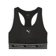 Detailed information about the product 4KEEPS Women's Elastic Bra in Black/2024 Version, Size Large, Polyester/Elastane by PUMA