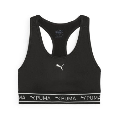 4KEEPS Women's Elastic Bra in Black/2024 Version, Size Small, Polyester/Elastane by PUMA