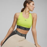 Detailed information about the product 4KEEPS Women's Elastic Bra in Lime Pow, Size Small, Polyester/Elastane by PUMA