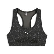 Detailed information about the product 4KEEPS Women's Training Bra in Black/Skin Aop, Size XL, Polyester/Elastane by PUMA