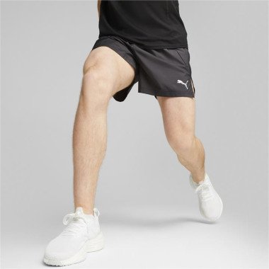 5 Woven Men's Running Shorts in Black, Size 2XL, Polyester by PUMA