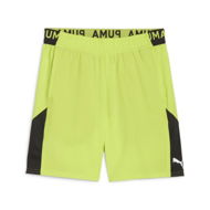Detailed information about the product 7 Stretch Woven Men's Training Shorts in Lime Pow/Black, Size Small, Polyester by PUMA