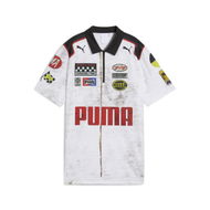 Detailed information about the product A$AP ROCKY x Team Zip Polo Top in White, Size XS, Polyester by PUMA