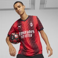 Detailed information about the product AC Milan 23/24 Home Authentic Men's Jersey Shirt in For All Time Red/Black, Size 2XL, Polyester by PUMA