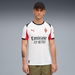 AC Milan 25/26 Men's Away Jersey Shirt in White/For All Time Red, Size Small, Polyester by PUMA. Available at Puma for $130.00