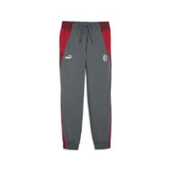 Detailed information about the product AC Milan Men's Woven Pants in Team Regal Red/Fast Red/Cool Dark Gray, Size 2XL, Polyester by PUMA