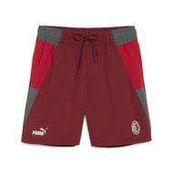 Detailed information about the product AC Milan Men's Woven Shorts in Team Regal Red/Fast Red/Cool Dark Gray, Size Large, Polyester by PUMA