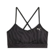 Detailed information about the product Animal Remix Move Women's Bra in Black, Size Large, Polyester/Elastane by PUMA