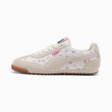Arizona Cherry Blossom Unisex Sneakers in Frosted Ivory/Garnet Rose, Size 4, Synthetic by PUMA Shoes