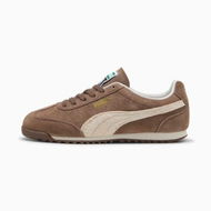 Detailed information about the product Arizona Suede Unisex Sneakers in Flat Bronze/Alpine Snow/Gold, Size 10.5, Synthetic by PUMA