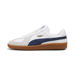 Army Trainer Unisex Sneakers in White/Club Navy, Size 13, Textile by PUMA Shoes. Available at Puma for $140.00