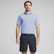 Detailed information about the product Arnold Palmer Mattr Traditions Men's Golf Polo Shirt in Blue Skies/White Glow, Size Large, Polyester/Elastane by PUMA