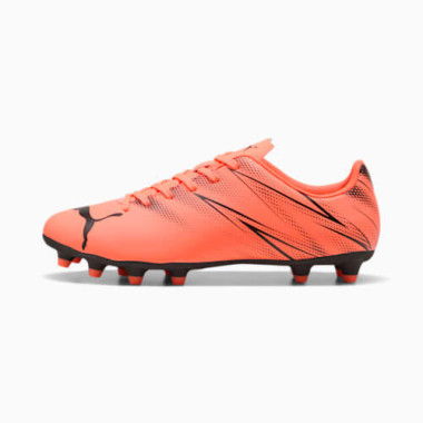 ATTACANTO FG/AG Football Men's Boots in Glowing Red/Black, Size 12, Textile by PUMA