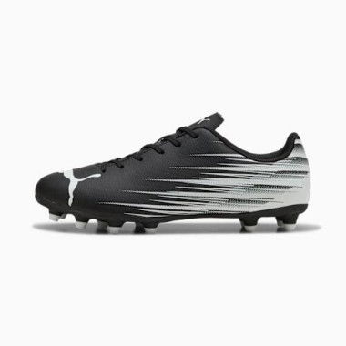 ATTACANTO II FG/AG Men's Football Boots in Black/White, Size 7, Textile by PUMA Shoes