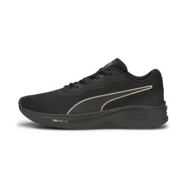 Aviator Unisex Running Shoes in Black/Rose Gold, Size 10 by PUMA Shoes