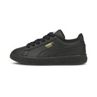 Detailed information about the product Basket Classic XXI Trainers Kids Shoes in Black, Size 1, Textile by PUMA Shoes