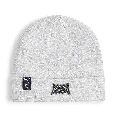 Basketball Beanie in Light Gray Heather, Acrylic/Polyamide/Elastane by PUMA