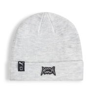 Detailed information about the product Basketball Beanie in Light Gray Heather, Acrylic/Polyamide/Elastane by PUMA