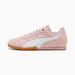 Bella Donna Sneakers Women in Mauve Mist/White/Gold, Size 4, Textile by PUMA. Available at Puma for $130.00