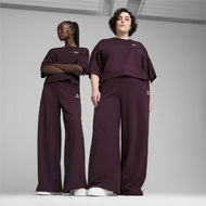 Detailed information about the product BETTER CLASSICS Women's Sweatpants in Midnight Plum, Size Large, Cotton by PUMA