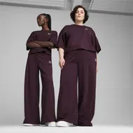 Detailed information about the product BETTER CLASSICS Women's Sweatpants in Midnight Plum, Size XS, Cotton by PUMA