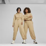 Detailed information about the product BETTER CLASSICS Women's Sweatpants in Prairie Tan, Size Large, Cotton by PUMA