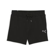 Detailed information about the product BETTER ESSENTIALS Women's Shorts in Black, Size Small, Cotton by PUMA