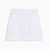 Detailed information about the product Blake 17.5 Women's Golf Skirt in White Glow, Size Medium by PUMA