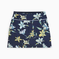 Detailed information about the product Blake Knit Lily Floral Women's Golf Skirt in Deep Navy, Size XL by PUMA