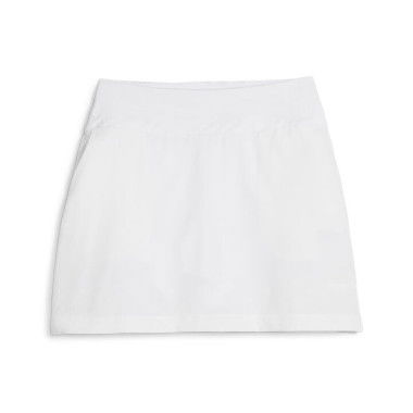 Blake Women's Golf Skirt in White Glow, Size XS, Polyester by PUMA