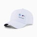 BMW M Motorsport BB Unisex Cap in White, Polyester by PUMA. Available at Puma for $55.00