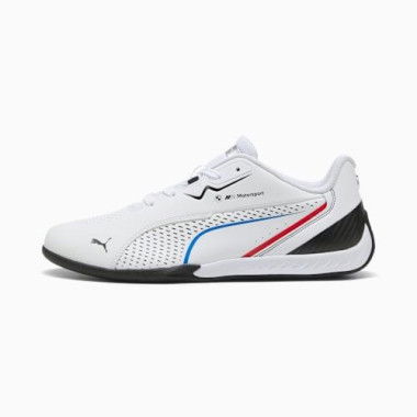 BMW M Motorsport Drift Cat 11 Unisex Sneakers in White/Black, Size 6.5, Synthetic by PUMA Shoes