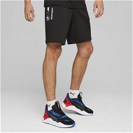 Detailed information about the product BMW M Motorsport ESS Men's Sweat Shorts in Black, Size 2XL, Cotton/Polyester by PUMA
