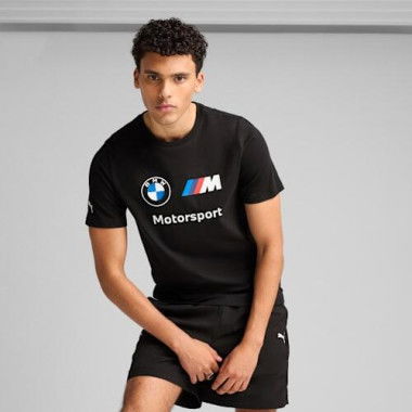 BMW M Motorsport Men's Essentials Logo T
