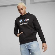 Detailed information about the product BMW M Motorsport Men's Fleece Hoodie in Black, Size Small, Cotton by PUMA