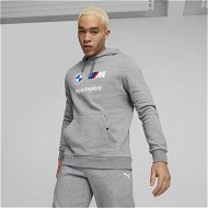 Detailed information about the product BMW M Motorsport Men's Fleece Hoodie in Medium Gray Heather, Cotton by PUMA