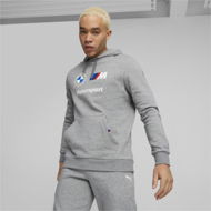 Detailed information about the product BMW M Motorsport Men's Fleece Hoodie in Medium Gray Heather, Size 2XL, Cotton by PUMA