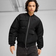 Detailed information about the product Bomber Jacket Unisex in Black, Size XS, Polyester by PUMA