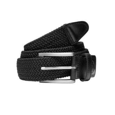 Braided Weave Men's Golf Belt in Black, Size L/XL, Polyester/Rubber by PUMA