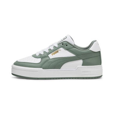 CA Pro Classic Unisex Sneakers in White/Eucalyptus, Size 11.5, Textile by PUMA Shoes