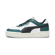 Detailed information about the product CA Pro Sport Unisex Sneakers in White/Malachite/Black, Size 5, Textile by PUMA