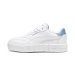 Cali Court Leather Women's Sneakers in White/Zen Blue, Size 9.5, Textile by PUMA. Available at Puma for $90.00