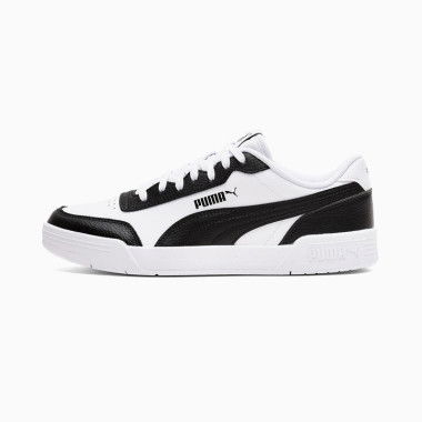 Caracal Unisex Sneakers in White/Black, Size 7.5 by PUMA