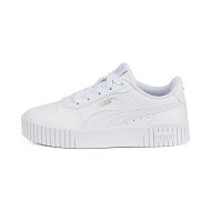 Detailed information about the product Carina 2.0 Sneakers Kids in White/Silver, Size 11 by PUMA Shoes