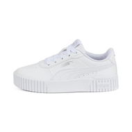 Detailed information about the product Carina 2.0 Sneakers Kids in White/Silver, Size 13 by PUMA Shoes