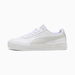 Carina Leather Women's Sneakers in White/Feather Gray, Size 6.5, Textile by PUMA Shoes. Available at Puma for $110.00