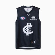 Detailed information about the product Carlton FC 2026 Men's Replica Home Guernsey in Dark Navy/White/Cfc, Size 4XL by PUMA